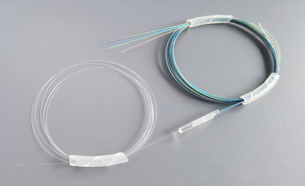 Bare fiber optical waveguide (PLC chip+FA coupling)