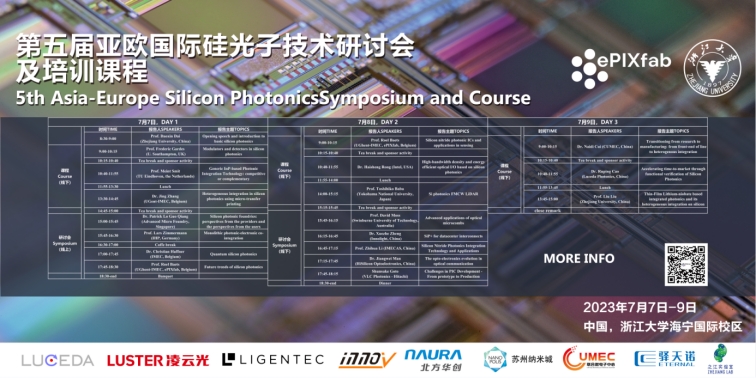 苏州易缆微支持第五届亚欧国际硅光子技术研讨会及培训课程